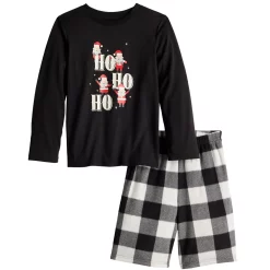 Boys 4-20 Jammies For Your Families® Ho Ho Ho Top & Shorts Pajama Set