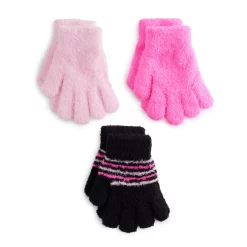 Girls SO® 3-Pack Magic Gloves