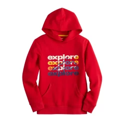 Kids 8-20 Sonoma Goods For Life® Supersoft Fleece Hoodie in Regular & Plus -kids pajamas set Sales 5636858 Red Explore