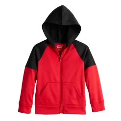 Boys 4-8 Jumping Beans® Colorblock Active Fleece Hoodie -kids pajamas set Sales 5636859 Red Black