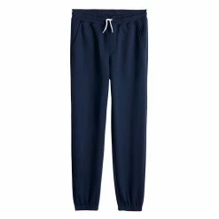 Kids 8-20 Sonoma Goods For Life® Supersoft Fleece Jogger Pants -kids pajamas set Sales 5638259 Navy