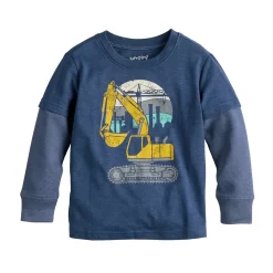 Toddler Boy Jumping Beans® Adaptive Double Layer Skater Tee