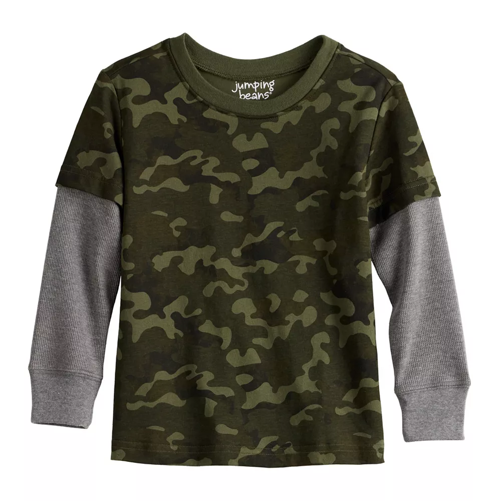 Toddler Boy Jumping Beans® Adaptive Double Layer Skater Tee 4 Toddler Boy Jumping Beans® Adaptive Double Layer Skater Tee - Image 2