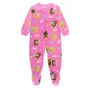 Disney Princess Toddler Girl "Happy Princess" Zip Footed Pajamas -kids pajamas set Sales 5638680