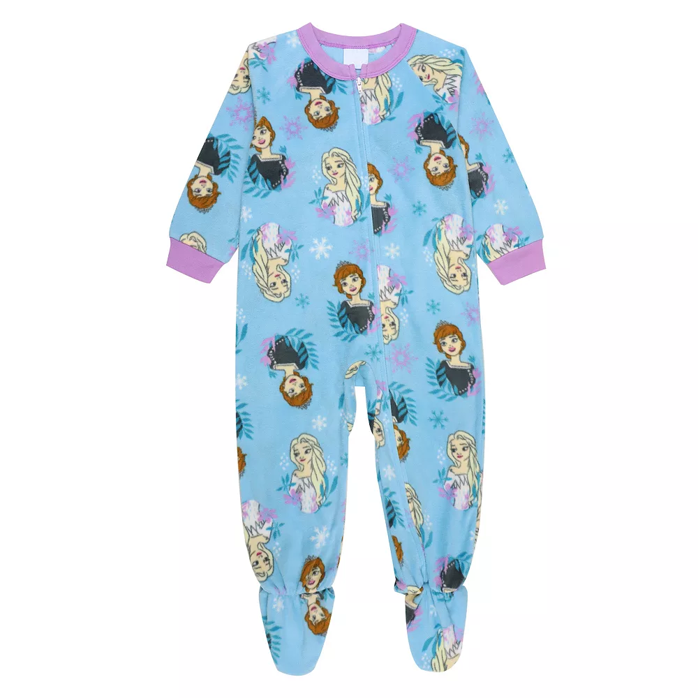 Disney's Frozen 2 Toddler Girl "Frozen Diamonds" Footed Pajamas 3 Disney's Frozen 2 Toddler Girl "Frozen Diamonds" Footed Pajamas