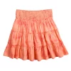 Girls 6-16 & Plus SO® Layered Flirty Skirt -kids pajamas set Sales 5640568 Coral Dye