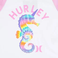 Baby Girl Hurley UPF Swim & Bucket Hat Set -kids pajamas set Sales 5649147 ALT2