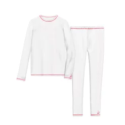 Girls 7-16 Comfortech Stretch 2-Piece Base Layer Set 14 Girls 7-16 Comfortech Stretch 2-Piece Base Layer Set -kids pajamas set Sales 5649606 White