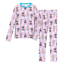 Girls 7-16 LOL Surprise Stretch 2-Piece Base Layer Set