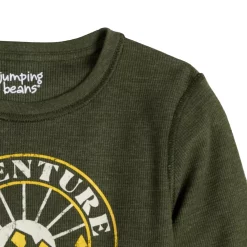 Boys 4-12 Jumping Beans® Adaptive Long Sleeve Thermal Graphic Tee -kids pajamas set Sales 5651272 ALT