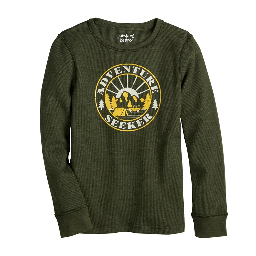 Toddler Boy Jumping Beans® Adaptive Long Sleeve Thermal Graphic Tee 4 Toddler Boy Jumping Beans® Adaptive Long Sleeve Thermal Graphic Tee - Image 2