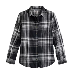 Girls 6-16 SO® Adaptive Easy Dressing Must-Have Plaid Boyfriend Button-Up Shirt