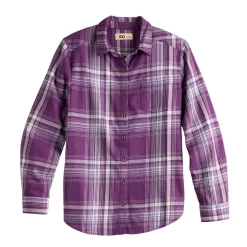 Girls 6-16 SO® Adaptive Easy Dressing Must-Have Plaid Boyfriend Button-Up Shirt -kids pajamas set Sales 5653236 Burgundy Plaid
