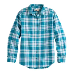 Girls 6-20 SO® Must-Have Flannel Boyfriend Shirt in Regular & Plus Size -kids pajamas set Sales 5653279 Teal Plaid