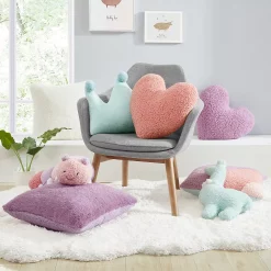 Koolaburra by UGG Shae Faux Fur Kids Throw Pillow -kids pajamas set Sales 5653947 ALT3