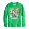 Boys 8-20 Minecraft Characer Squares Long Sleeve Graphic Tee -kids pajamas set Sales 5656607