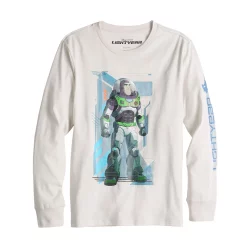 Disney / Pixar's Lightyear Boys 8-20 Buzz Logo Long Sleeve Graphic Tee