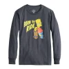 Boys 8-20 Bart Simpson "Born To Ride" Skateboard Tee -kids pajamas set Sales 5656637