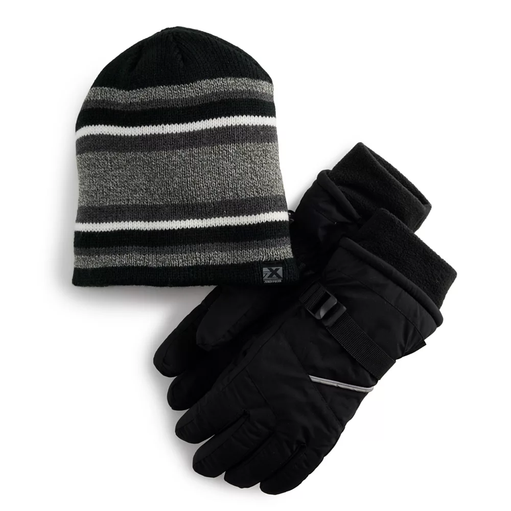 Boys 8-20 ZeroXposur Reversible Beanie & Gloves Set 5 Boys 8-20 ZeroXposur Reversible Beanie & Gloves Set - Image 3
