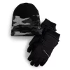 Boys 8-20 ZeroXposur Versatile Cuffed Beanie & Gloves Set -kids pajamas set Sales 5657426 Black