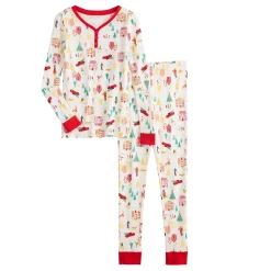 Girls 4-16 LC Lauren Conrad Jammies For Your Families® Holiday Village Pajama Set