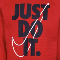 Boys 4-7 Nike Dri-FIT Thermal Long Sleeve Hooded "Just Do It" Graphic Tee -kids pajamas set Sales 5659249 ALT3
