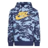 Boys 4-7 Nike Club Camo Fleece Pullover Hoodie