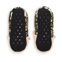 Girls Printed Fuzzy Babba Slipper Socks -kids pajamas set Sales 5661412 ALT2