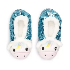 Girls Printed Fuzzy Babba Slipper Socks