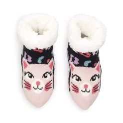 Girls Kookie Kritters Critter Cozy Warmer Slipper Socks -kids pajamas set Sales 5661413 Cat