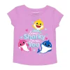 Toddler Girl Jumping Beans® Baby Shark "Some Sharky Loves You" Graphic Tee -kids pajamas set Sales 5662969