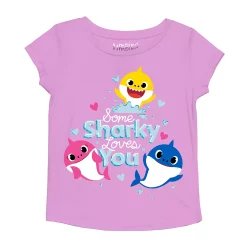 Toddler Girl Jumping Beans® Baby Shark "Some Sharky Loves You" Graphic Tee