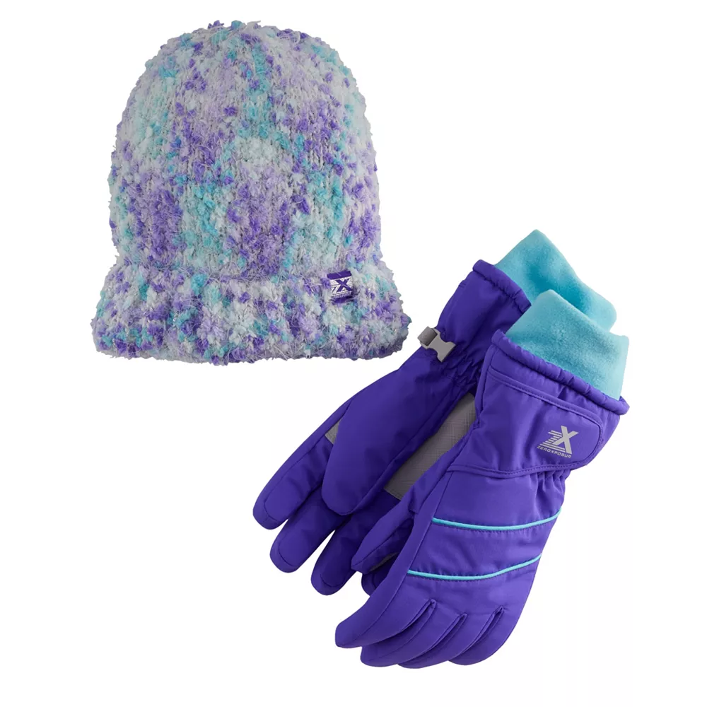 Girls ZeroXposur Cher Beanie & Gloves Set 4 Girls ZeroXposur Cher Beanie & Gloves Set - Image 2
