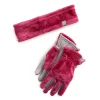 Girls ZeroXposur Gianna High Pile Headband & Gloves Set