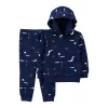 Baby Boy Carter's Construction Fleece Top & Bottoms Set -kids pajamas set Sales 5664834