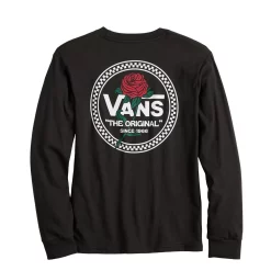 Boys 8-20 Vans Long Sleeve Graphic Tee -kids pajamas set Sales 5665116 Black