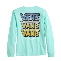 Boys 8-20 Vans Long Sleeve Graphic Tee -kids pajamas set Sales 5665116 Celadon