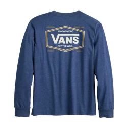 Boys 8-20 Vans Long Sleeve Graphic Tee -kids pajamas set Sales 5665116 Heather Denim