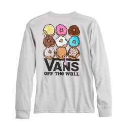 Boys 8-20 Vans Long Sleeve Graphic Tee -kids pajamas set Sales 5665116 Silver