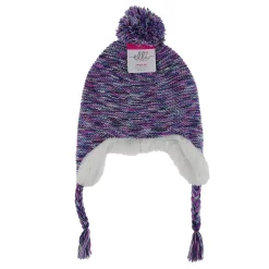 Girls 4-16 Elli by Capelli Spacedye Earflap Hat & Magic Gloves Set -kids pajamas set Sales 5665863 ALT