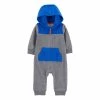 Baby Boy Carter's Hooded Fleece Coverall Jumpsuit