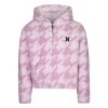Girls 7-16 Hurley Printed 3/4 Zip Sherpa Hoodie