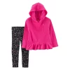Baby Girl Carter's Thermal Hooded Tee & Leggings Set