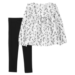 Baby Girl Carter's Jersey Floral Top & Leggings Set