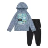Toddler Boy Hurley H2O-Dri Raglan Graphic Hoodie & Jogger Pants Set -kids pajamas set Sales 5671946