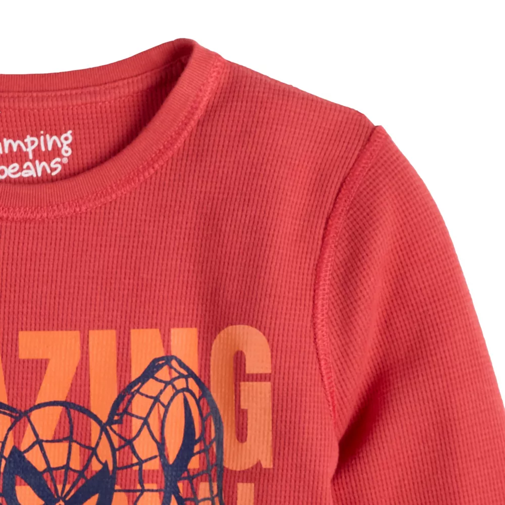 Boys 4-12 Jumping Beans® Adaptive Marvel The Amazing Spider-Man Long Sleeve Thermal Graphic Tee 4 Boys 4-12 Jumping Beans® Adaptive Marvel The Amazing Spider-Man Long Sleeve Thermal Graphic Tee - Image 2