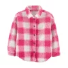 Girls 4-14 Carter's Plaid Button-Front Sherpa Jacket -kids pajamas set Sales 5674016