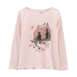 Girls 4-14 Carter's Mountain Thermal Tee