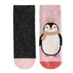 Girls Cuddl Duds 2-Pack Plushfill Cozy Slipper Socks with Grippers 13 Girls Cuddl Duds 2-Pack Plushfill Cozy Slipper Socks with Grippers -kids pajamas set Sales 5674163 ALT