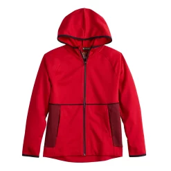 Boys 8-20 Tek Gear® Performance Fleece Full Zip Hoodie in Regular & Husky -kids pajamas set Sales 5677706 Cherry Cocktail